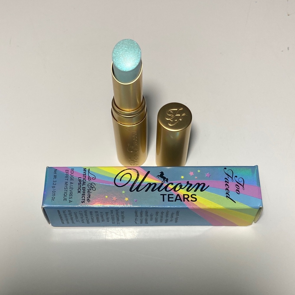 Too Faced Unicorn Tears La Creme Mystical Effects Lipstick 💄 New in Box